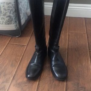 Tory Burch tall black boots